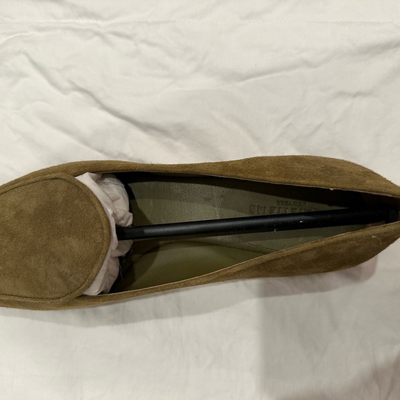 Lafayette 148 Suede Loafers green never worn - Picture 6 of 6